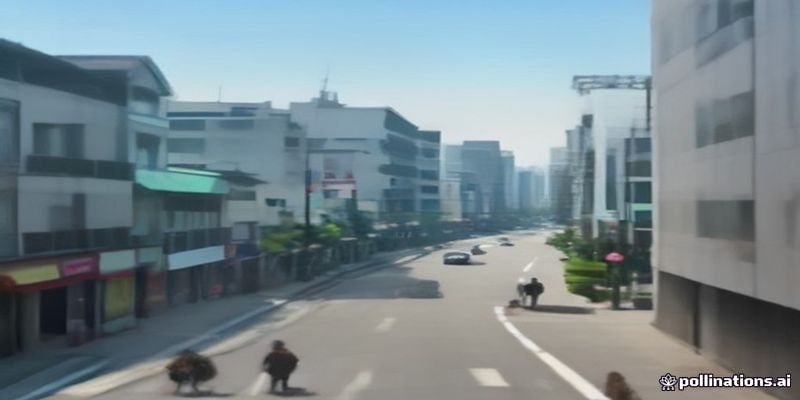 대전 시내 건물과 도로 전경